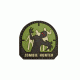 Trooper Clothing Zombie Hunter PVC Patch, Black and OD Green, One Size 9631