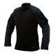 Tru-Spec T.R.U. 1/4 Zip Winter Combat Shirt - Men's, 65/35 Polyester/Cotton Rip-Stop, Navy, Extra Large Long 2590026