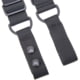 USED, TUFF Products 4-Point Tactical Duty Suspenders w/ Adj. H Harness, Black Nylon Keepers, 1.5in. Webbing 7174-NYA