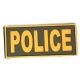 TUFF Products PolicePVC Patch - Velcro Sewn, Ranger Green w/Gold Letters, 4.5x2, P-Police-4.5x2 GNGD