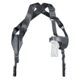 Uncle Mike's Nylon Horizontal Shoulder Holster, #5, 5in Barrel Autos, Ambidextrous, Black, 87050A