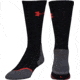 Under Armour All Season Wool Boot Socks, Black/Steel, 9-11 Medium, U046-BLK/STL-MD