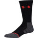 Under Armour All Season Wool Boot Socks, Black/Steel, 9-11 Medium, U046-BLK/STL-MD