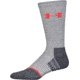 Under Armour All Season Wool Boot Socks, Heather Gray/Rocket Red, 9-11 Medium, U046-HGR/RKT-MD
