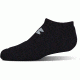 Under Armour Charged Cotton 2.0 Socks, Pack of 6, Black/Gray, 10-13 Large, U320-BLK/GRY-LG