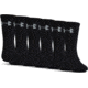 Under Armour Charged Cotton 2.0 Socks, Pack of 6, Black/Gray, 13-15 Extra Large, U322-BLK/GRY-XL