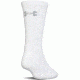 Under Armour Charged Cotton 2.0 Socks, Pack of 6, White/Gray, 9-11 Medium, U322-WHT/GRY-MD