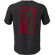 Under Armour Freedom Flag T-Shirt - Men's, Charcoal Medium Heather, Small, 1370810019SM