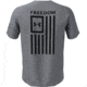 Under Armour Freedom Flag T-Shirt - Men's, Steel Medium Heather/Black, Small, 1370810035SM