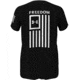 Under Armour New Freedom Flag T-Shirt - Womens, Black, Extra Large, 1370814001XL