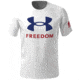 Under Armour Freedom Logo T-Shirt - Men's, White, 2XL, 13708111002X