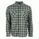 United By Blue Bowne Stretch Plaid Shirt - Men's, Green/ Grey, Small, 73M-3BO-GN2
