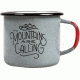 United By Blue Mountains are Calling 12oz Enamel Steel Mug, 503-0036-2939