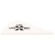 Vanetec HD Vanes 2 in, White, Pack of 100, HD20-01