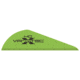 Vanetec HD Vanes Flo 2 in, Neon Green, Pack of 100, HD20-04