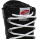 Vans HI Standard OG - Womens, Black/White, 5, VN0A3TFST0U-5
