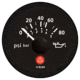 VDO Viewline Onyx 80 PSI/5 Bar Oil Pressure Gauge 12/24V - Use with VDO Sender 61126