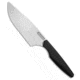 Vero Engineering Vero Engineering Chef 6" Fixed Blade Kitchen Knife Black G-10 Hand Satin, Black, Nitro-V, adult, BHQ-209049