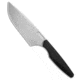 Vero Engineering Vero Engineering Chef 6" Fixed Blade Kitchen Knife Black G-10 Stonewash, Black, Nitro-V, adult, BHQ-209051