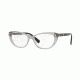 Versace VE3258 Eyeglass Frames 593-51 - Transparent Gray Frame