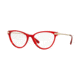 Versace VE3261 Eyeglass Frames 5280-52 - Transparent / Red Frame
