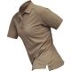 Vertx Women's Coldblack Short Sleeve Polo Shirt, Tan, Size Large VTX4010TNP-LARGE