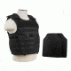 Vism Expert Plate Carrier Vest w/2 10x12in Level IIIA Shooters Cut Hard Ballistic Panels, Black, Large BUCCVPCVX2963B-A
