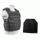 Vism Expert Plate Carrier Vest w/2 10x12in Level IIIA Shooters Cut Hard Ballistic Panels, Urban Gray, Large BUCCVPCVX2963U-A