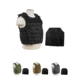 Vism Expert Plate Carrier Vest w/2 10x12in Level IIIA Shooters Cut Hard Ballistic Panels, Black, Green, Tan, Urban Gray