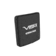VISM Hard Side Plate, PE, 6x6, Curved, Black, BPSD66C