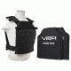 Vism Larger Fast Plate Carrier w/2 11x14in Level IIIA Shooters Cut Soft Ballistic Panels, Black BSLCVPCFL2995B-A