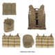 Zombie Zombat Kit, Tan - with Vest and 5 Pouches