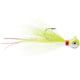 VMC Bucktail Jig, Chartreuse White, 3/8oz, BKJ38-CHW