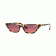 Vogue VO5235S Sunglasses 260520-53 - Brown Yellow Tortoise Frame, Pink Gradient Violet Lenses