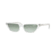 Vogue VO5235S Sunglasses W7458E-53 - Transparent Frame, Green Gradient Lenses