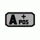 Voodoo Tactical Blood Type Rubber Patch, A+ Pos, Coyote, 07-0991007000