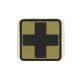 Voodoo Tactical Rubber Patch, USA Flag, Coyote, 07-0999007000