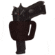 Voodoo Tactical Belt Slide Holster, Fits Medium/Large Frame Autos, Black, 06-8312001035