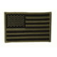 Voodoo Tactical Embroidered Usa Military Flag Patches, Left Side, OD Green, 2inx3in, 20-9087004000