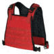 Voodoo Tactical Instructor High Visibility Plate Carrier, Red, OSFM, 20-0027016000