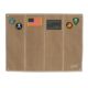 Voodoo Tactical Morale Patch Board w/ Brush Fabric, Coyote, 07-0068007000