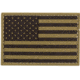 Voodoo Tactical Rubber Patch, USA Flag, Coyote, 07-0990007000