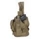 Voodoo Tactical Tactical Drop Leg Holster, Universal, Left Hand, Coyote, 20-0052007002