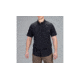 Vortex Callsign Short Sleeve Button Up - Mens, Black, Medium, 121-36-BLKM
