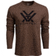 Vortex Core Logo LS T-Shirt - Mens, Brown Heather, S, 221-02-BRHS