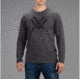 Vortex Core Logo LS T-Shirt - Mens, Charcoal Heather, L, 221-02-CHHL