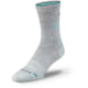 Vortex Pursuit Trail Crew Active Sock - Women's, Grey Heather/Aqua, L, 122-36-GHAL