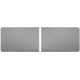 WeatherTech Comfort Mat Connect, Bordered, 2 Pieces, 24x36in, Grey, 8ACONA2HCG