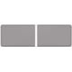 WeatherTech Comfort Mat Connect, Carbon Fiber, 2 Pieces, 24x36in, Grey, 8ACONA2CBG