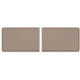 WeatherTech Comfort Mat Connect, Carbon Fiber, 2 Pieces, 24x36in, Tan, 8ACONA2CBT